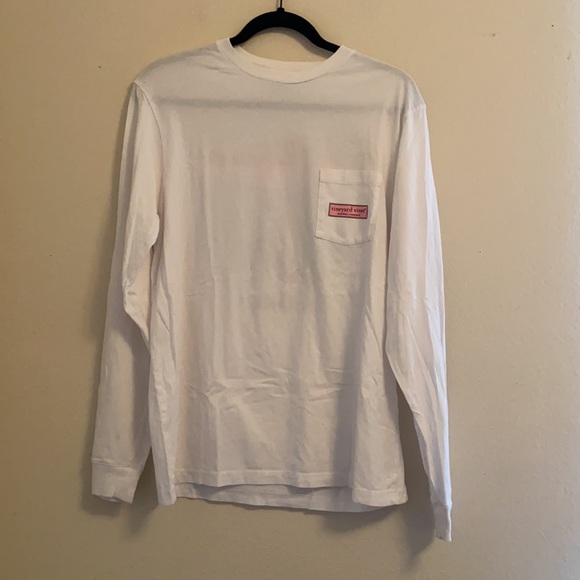 Vineyard Vines tie one on long sleeve pocket tee - Picture 3 of 5